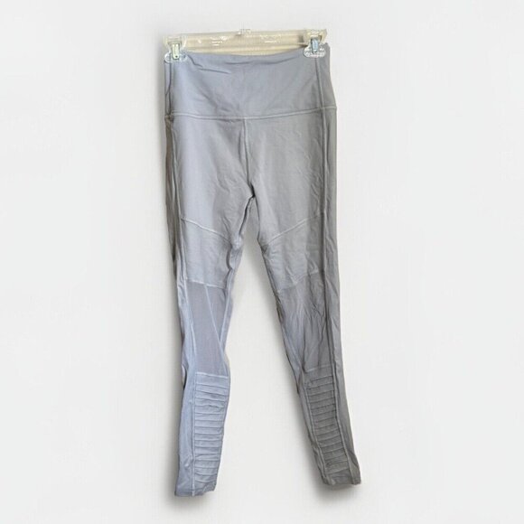 Victoria’s Secret Sport Knockout Grey Tight Leggings Mesh Cutout Size Small - Picture 3 of 8